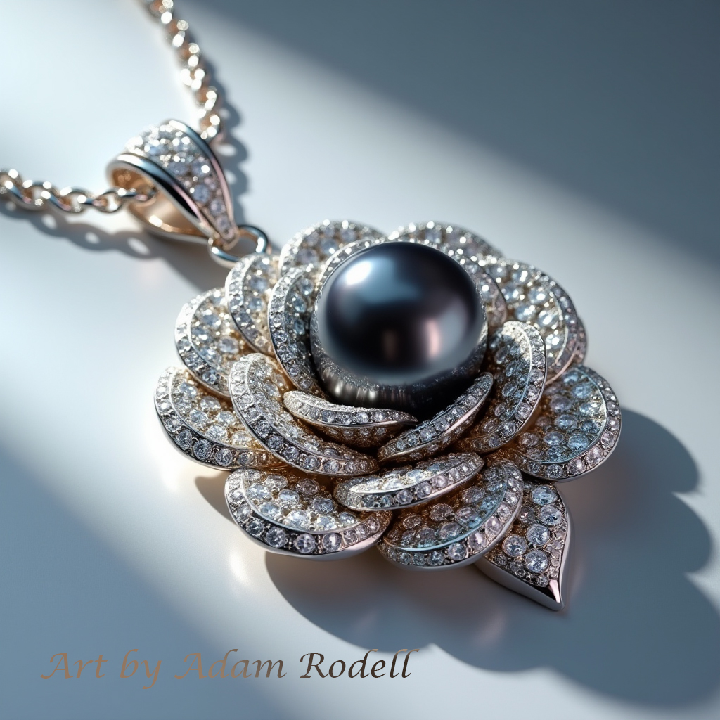 Gold Pearl Pendant