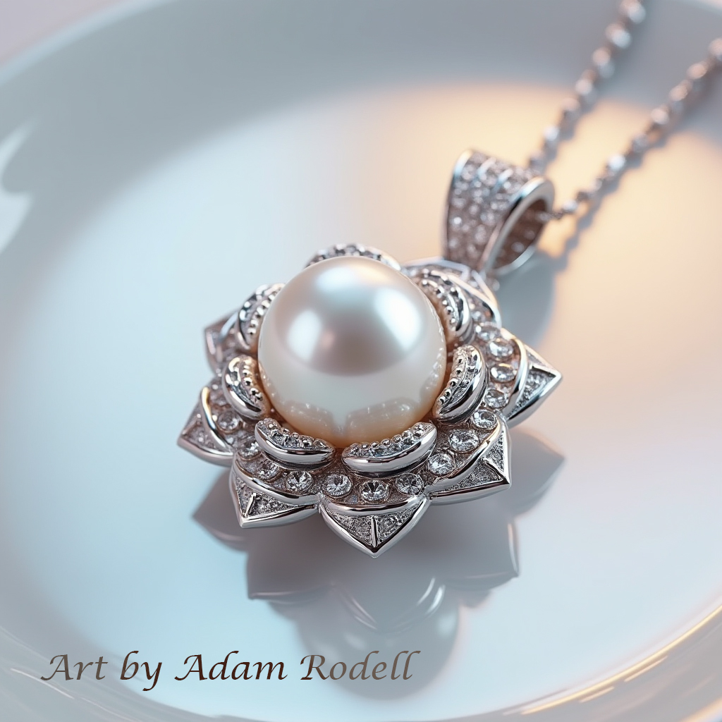 Gold Pearl Pendant