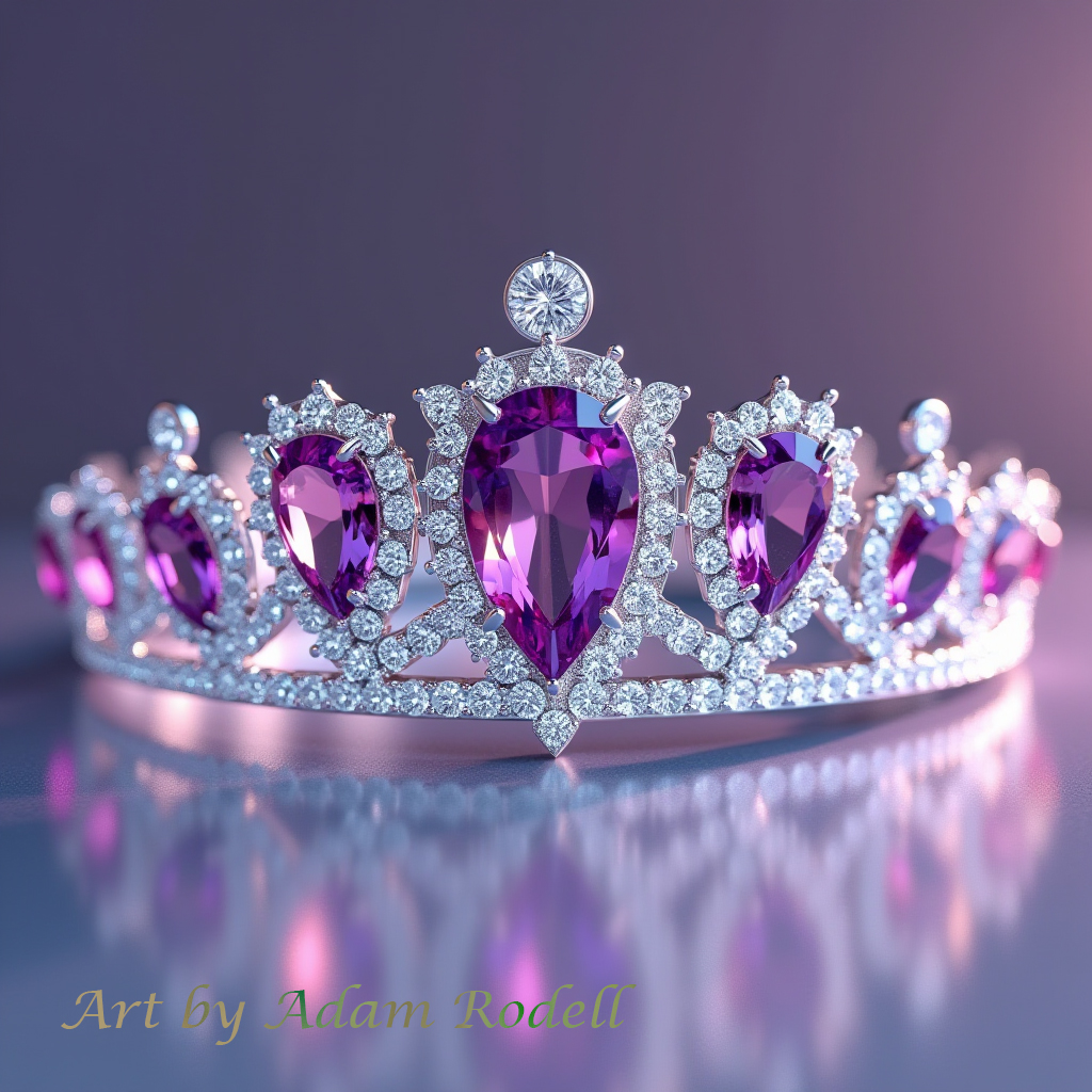 Tiara with Amethyst