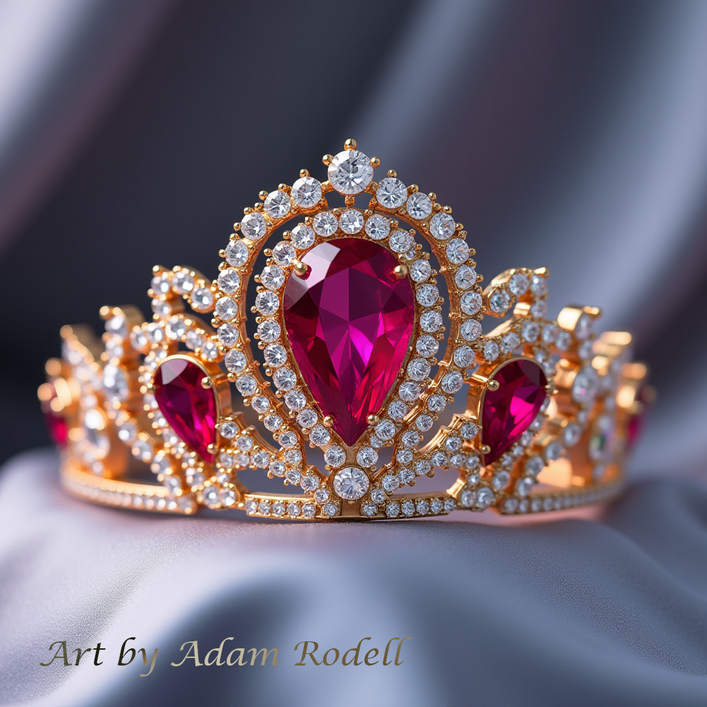 Tiara with Rubies