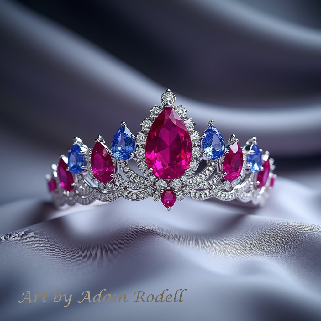 Tiara with Rubies