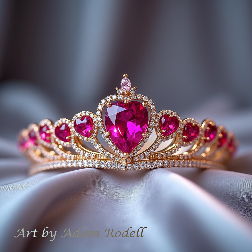 Tiara with Rubies