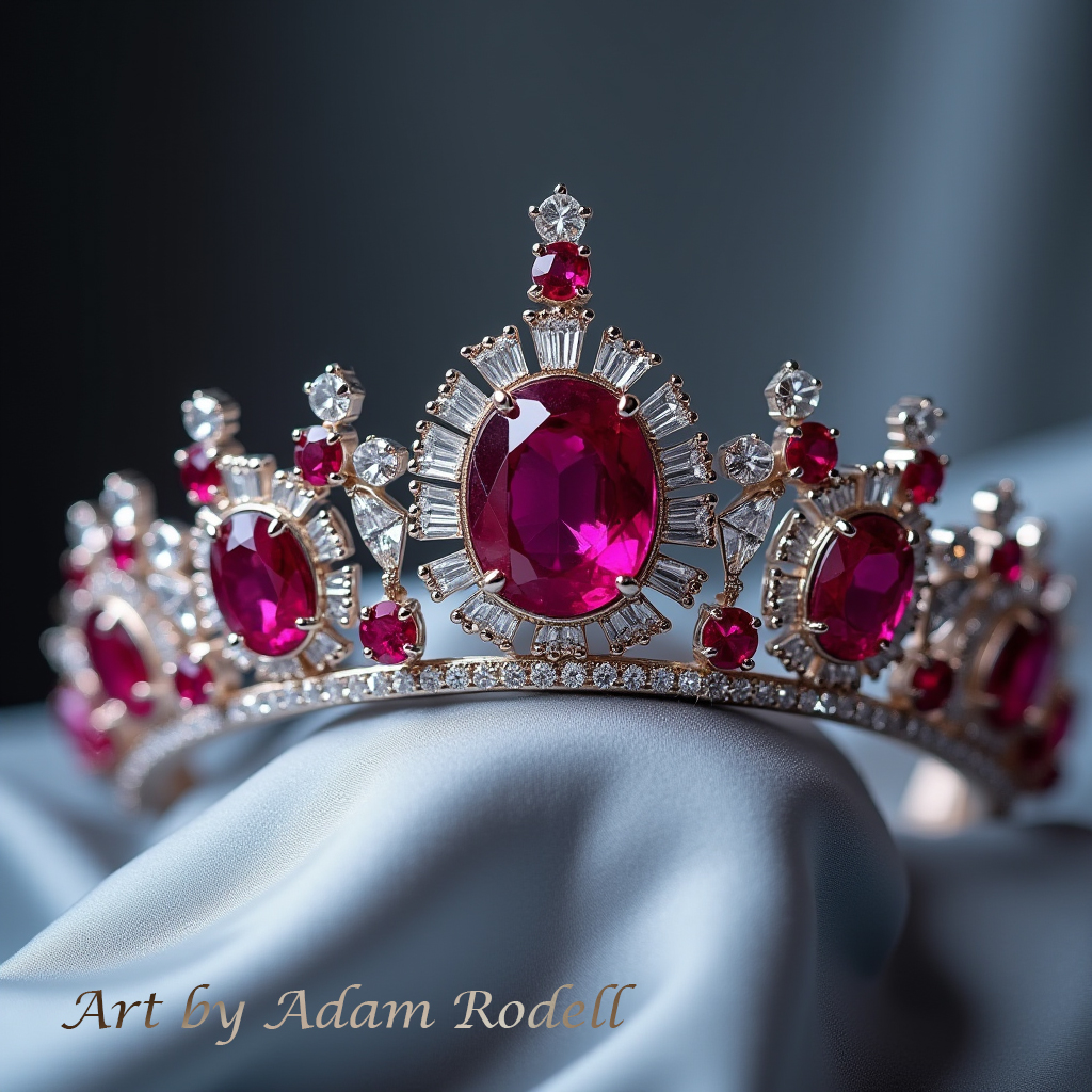 Tiara with Rubies