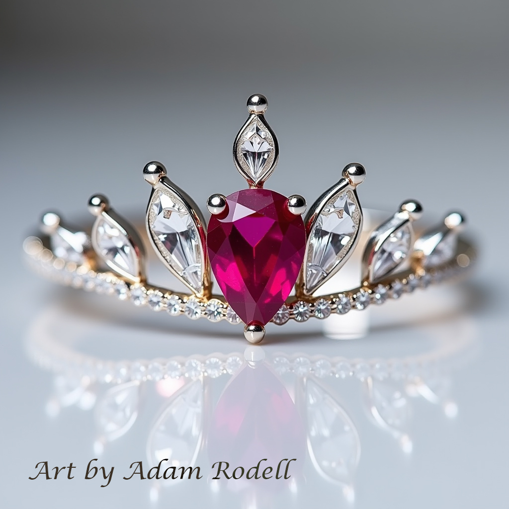 Tiara with Rubies