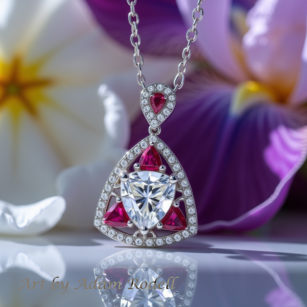 White Gold Diamond Pendant