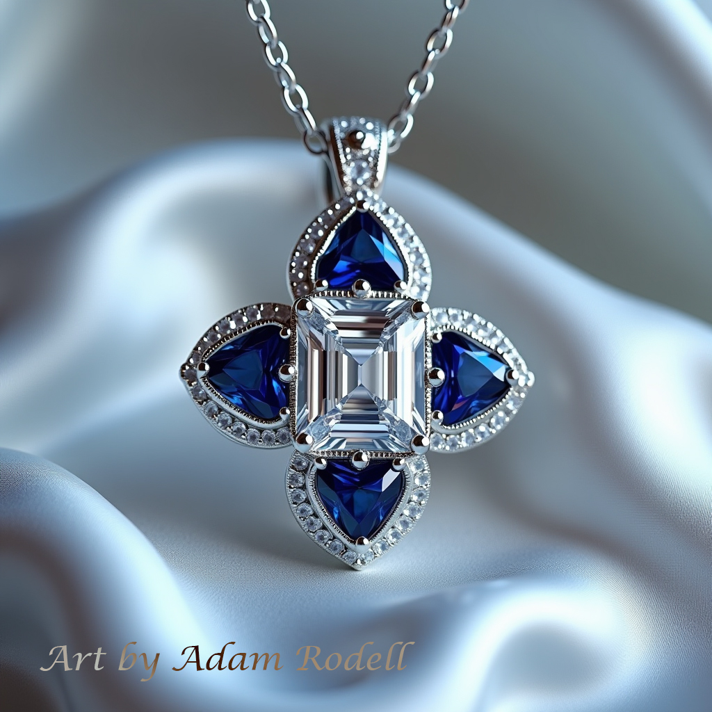 White Gold Diamond Pendant