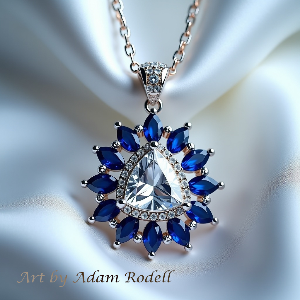 White Gold Diamond Pendant