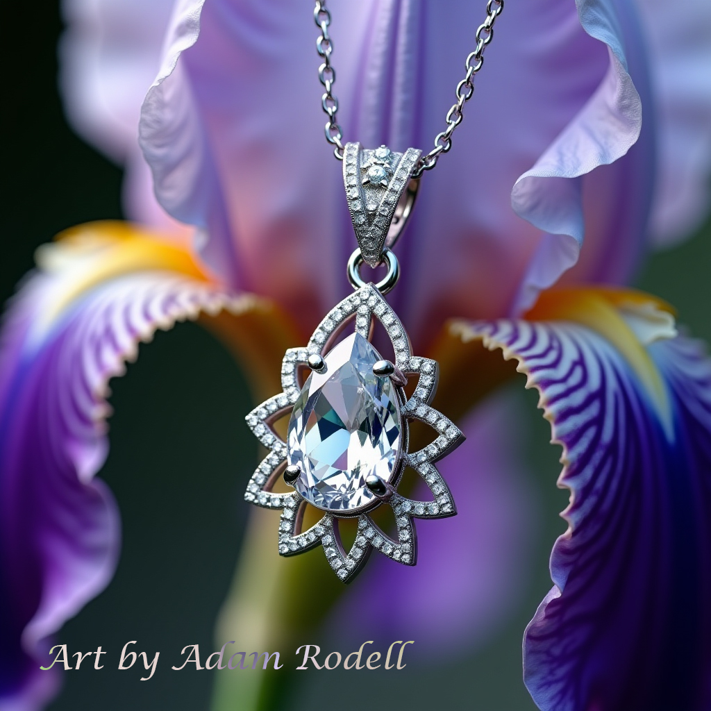 White Gold Diamond Pendant