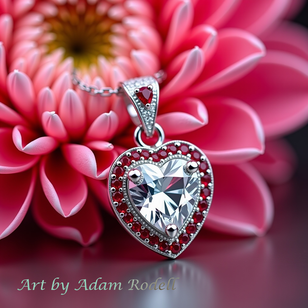 White Gold Diamond Pendant