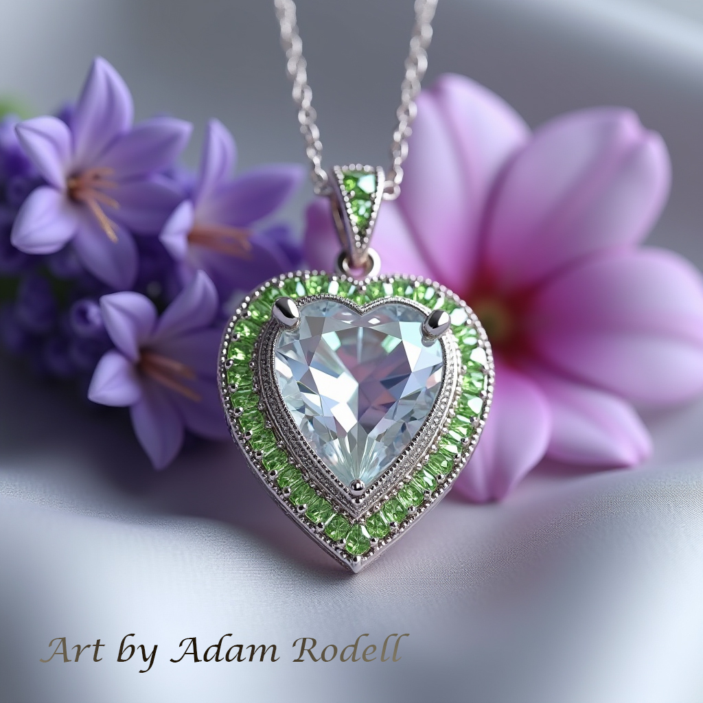 White Gold Diamond Pendant