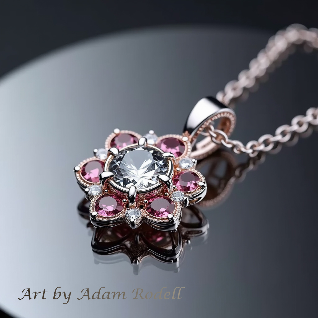 White Gold Diamond Pendant