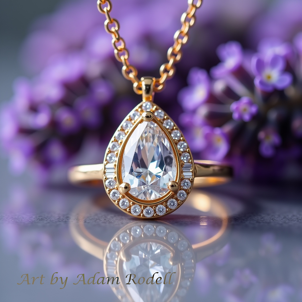 Yellow Gold Diamond Pendant