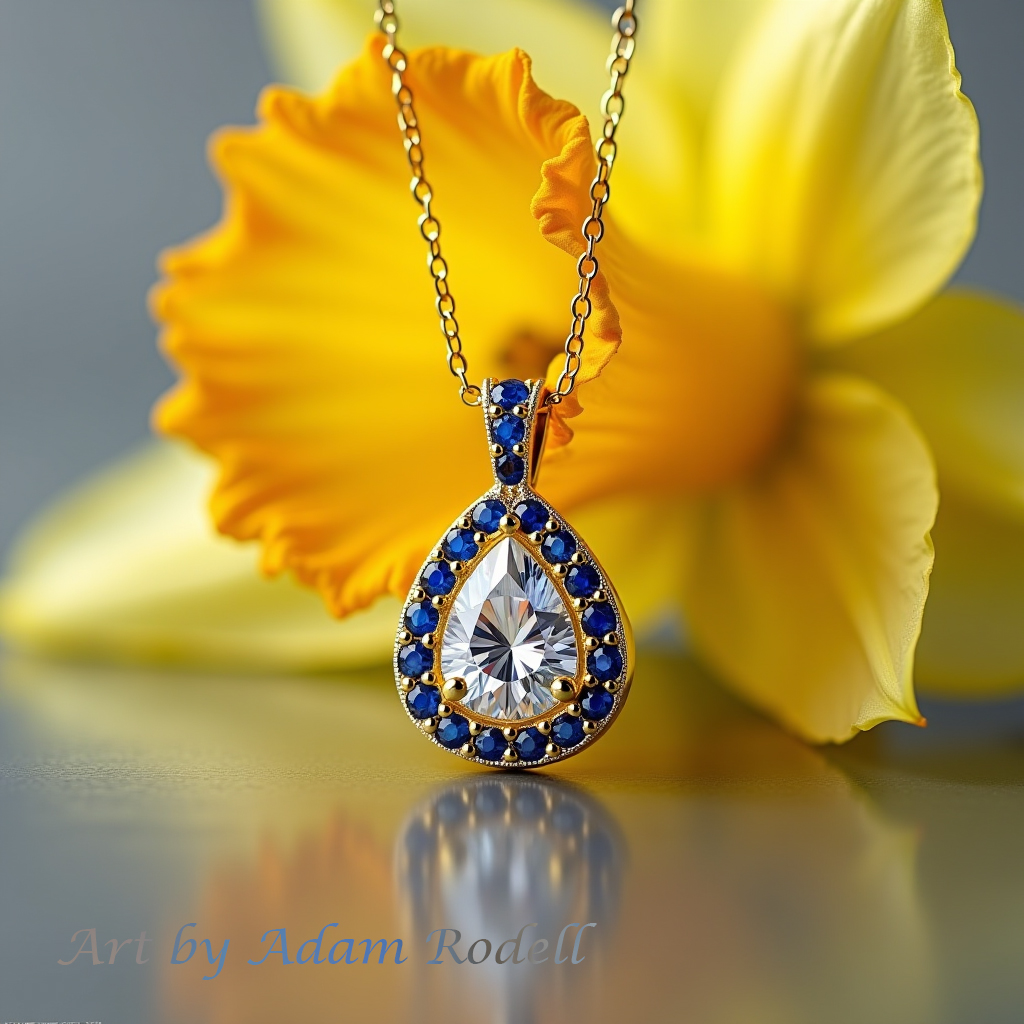 Yellow Gold Diamond Pendant