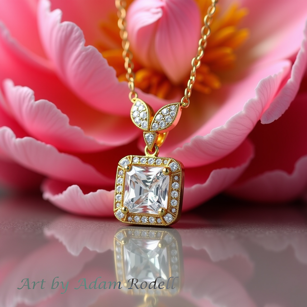 Yellow Gold Diamond Pendant