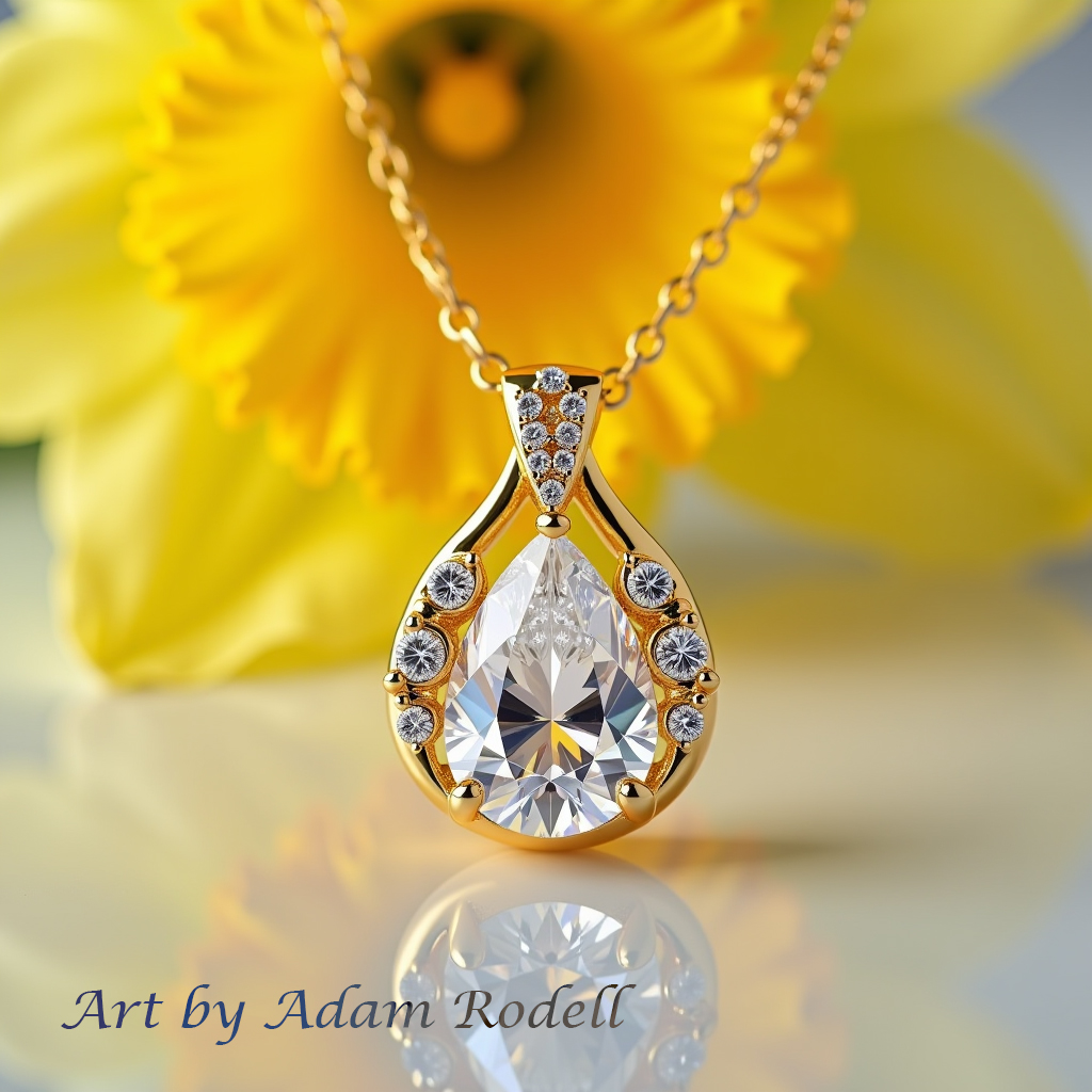 Yellow Gold Diamond Pendant