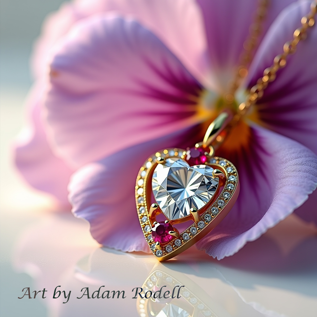 Yellow Gold Diamond Pendant