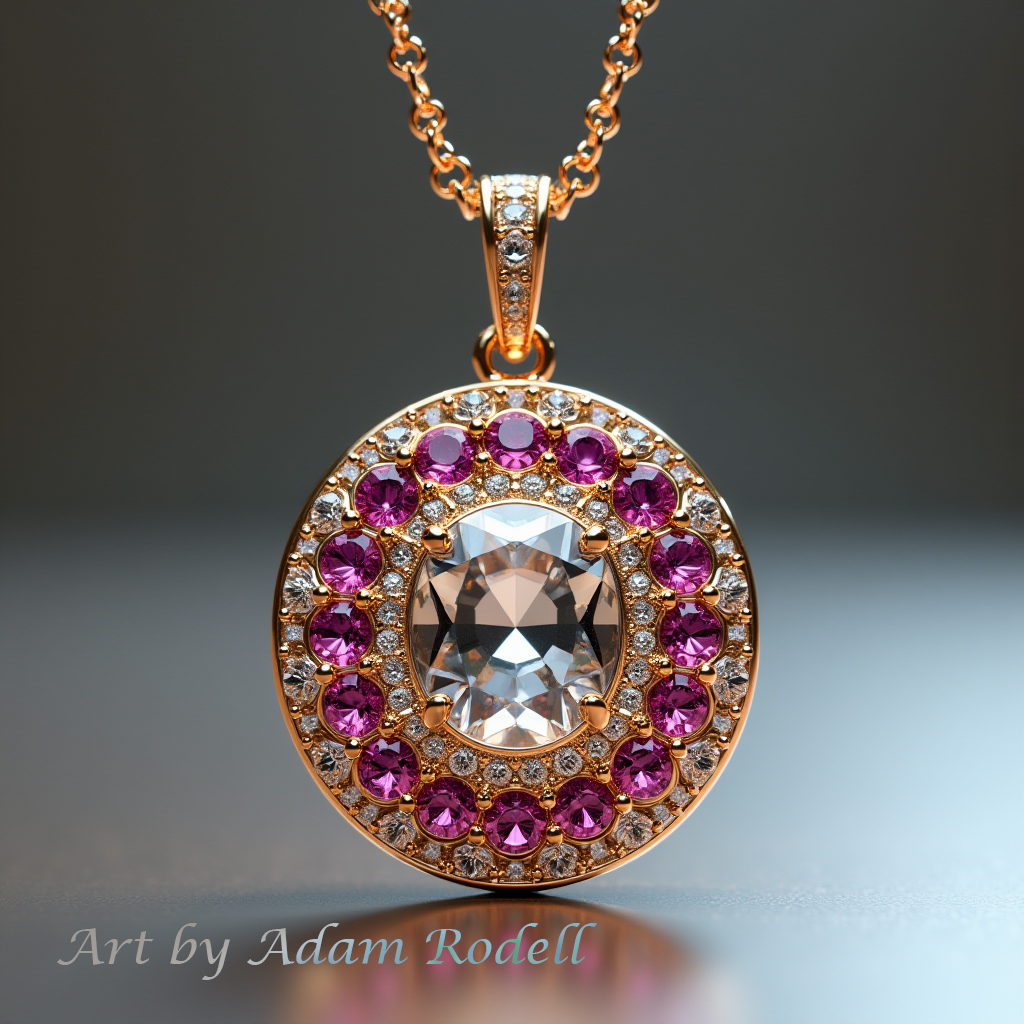 Yellow Gold Diamond Pendant