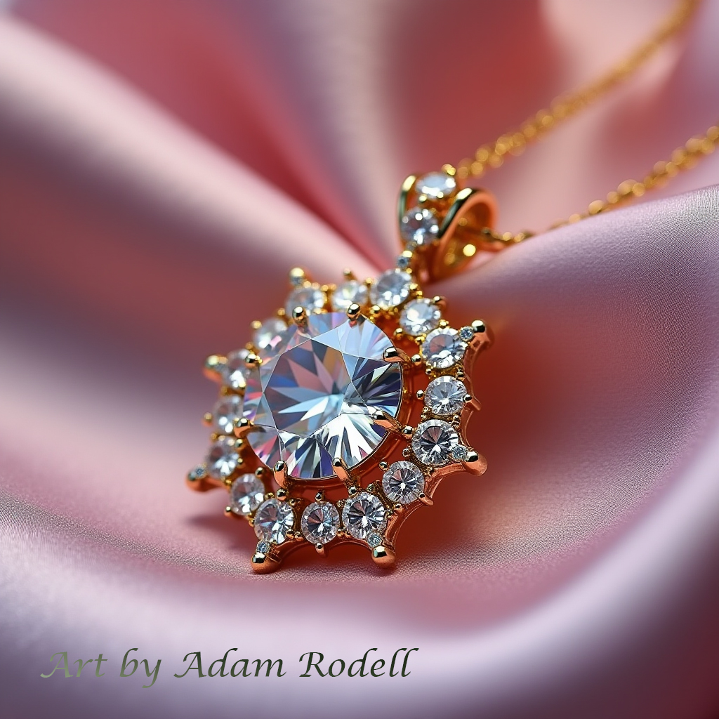 Yellow Gold Diamond Pendant