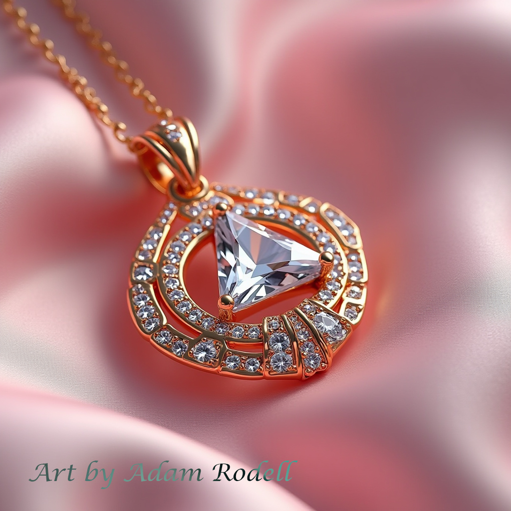 Yellow Gold Diamond Pendant