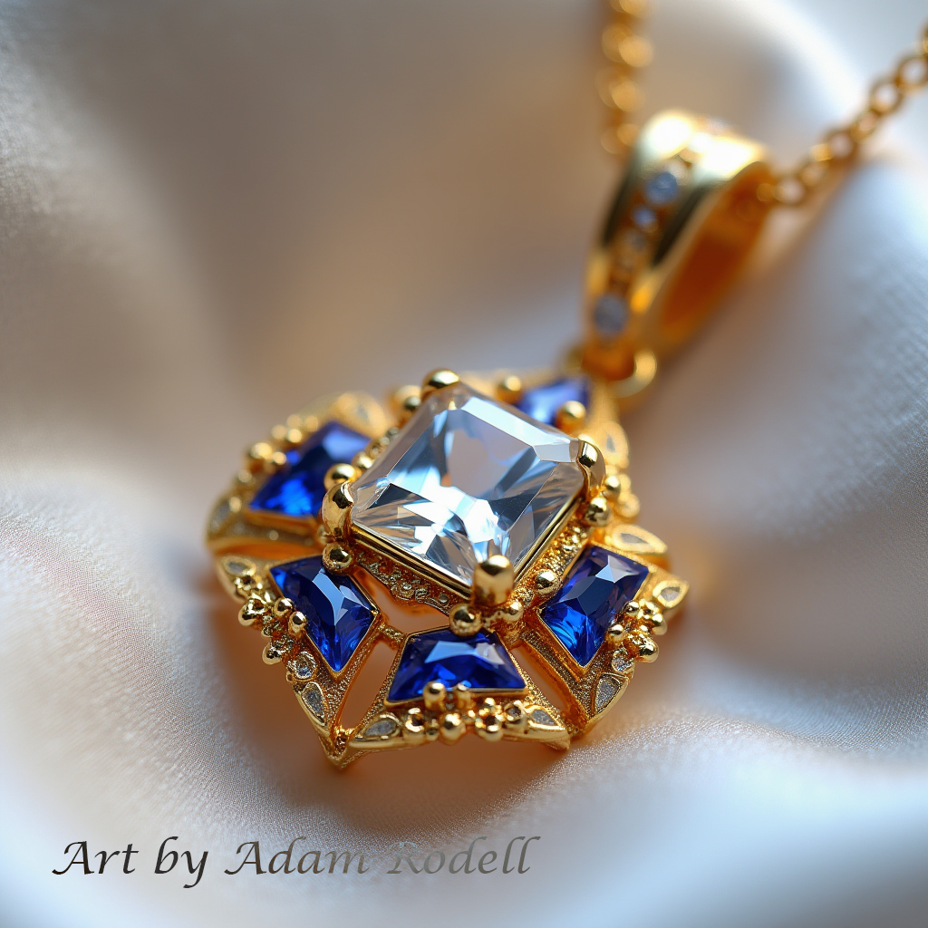 Yellow Gold Diamond Pendant