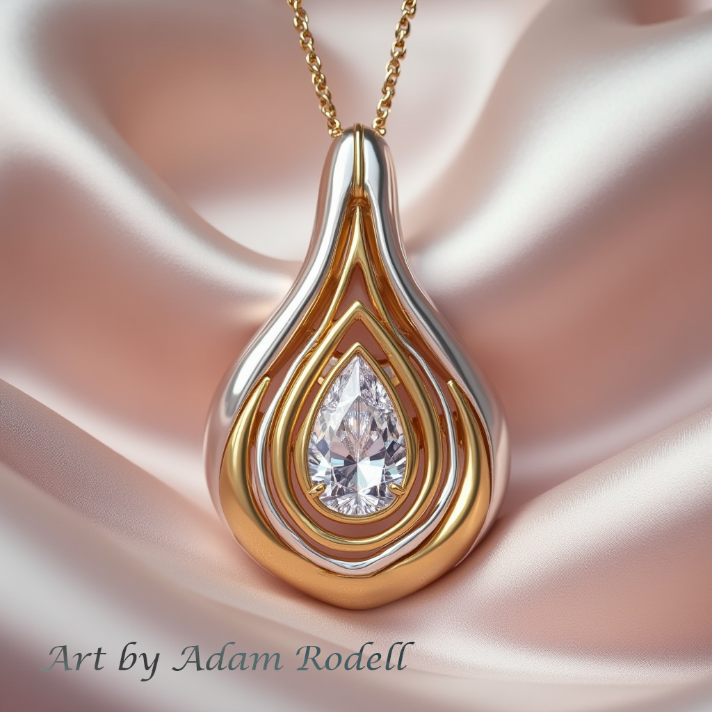 Yellow Gold Diamond Pendant