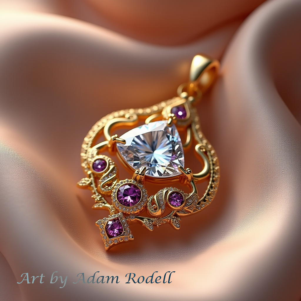 Yellow Gold Diamond Pendant