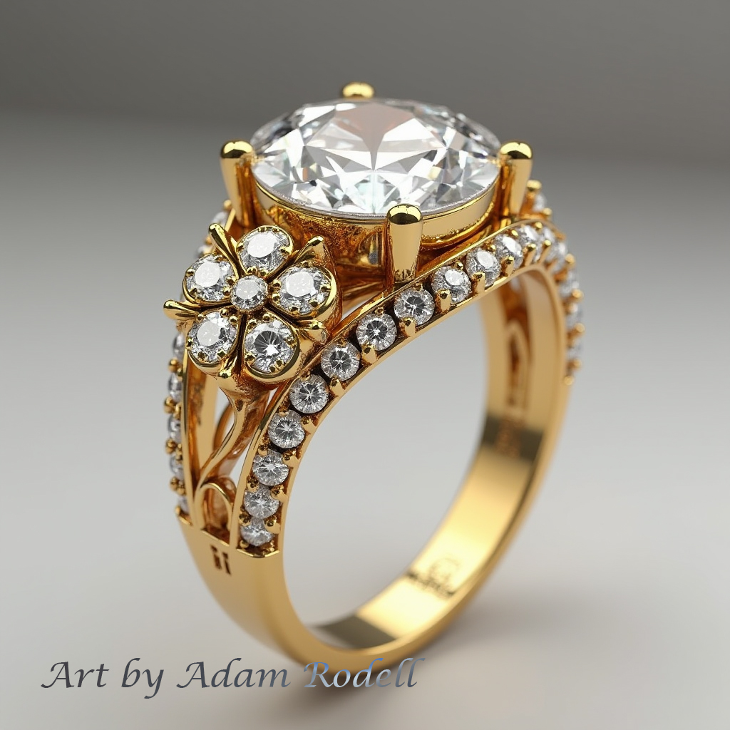 Yellow Gold Diamond Ring