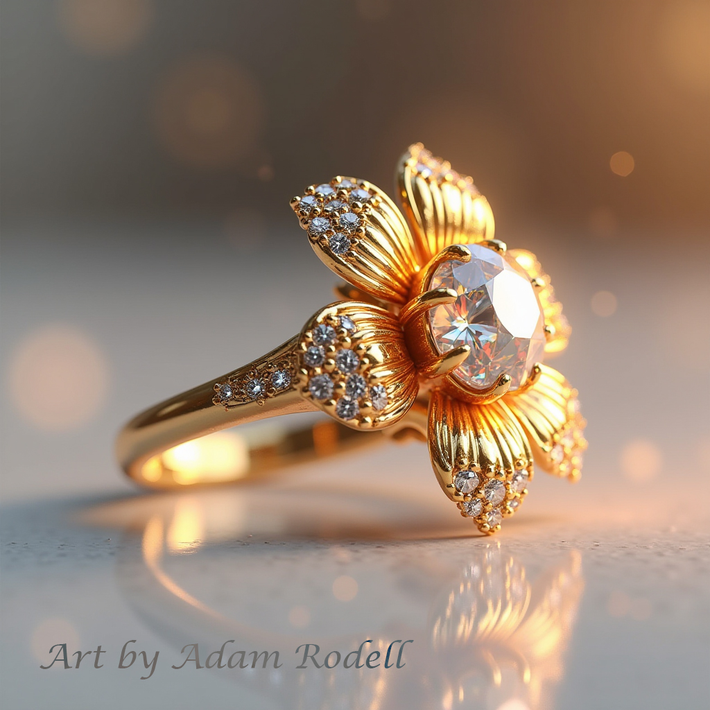 Yellow Gold Diamond Ring