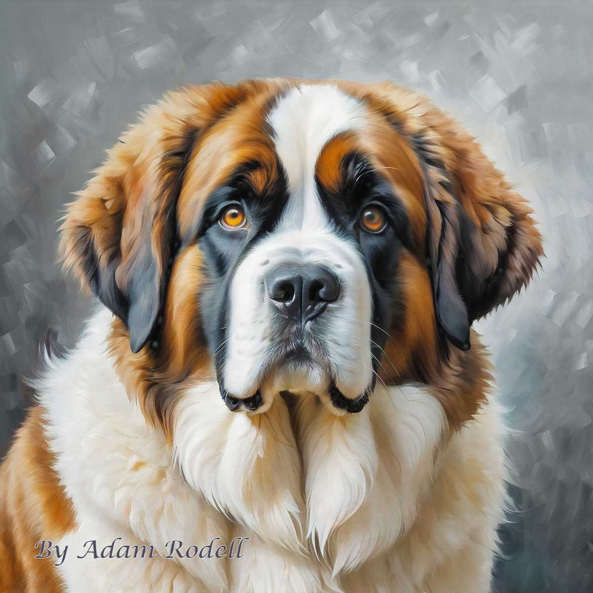 Saint Bernard dog