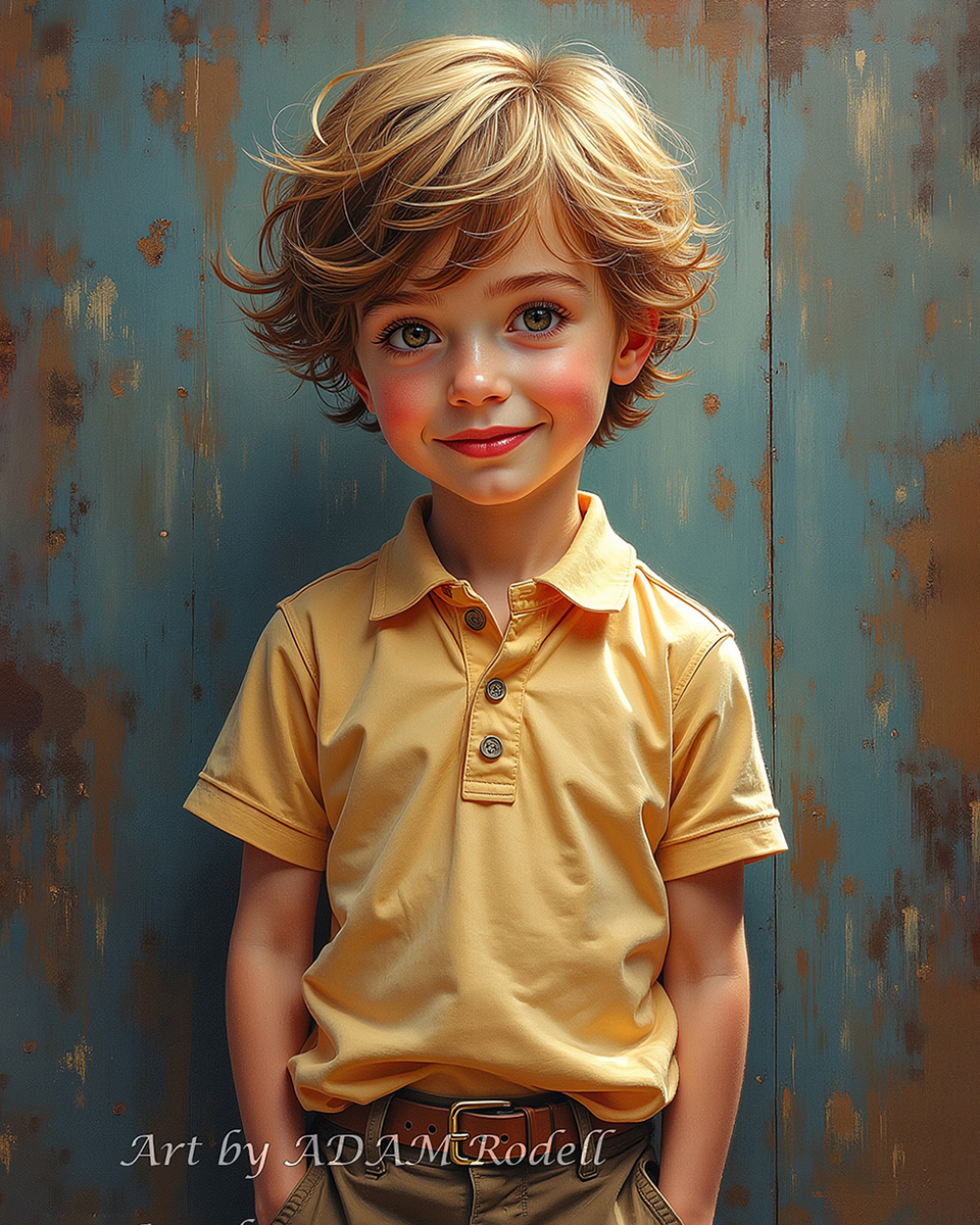 Children. Boys.
. Art by Adam Rodell