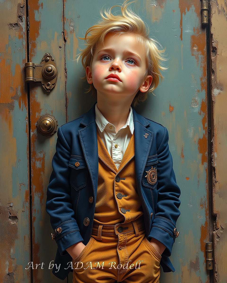 Children. Boys.
. Art by Adam Rodell