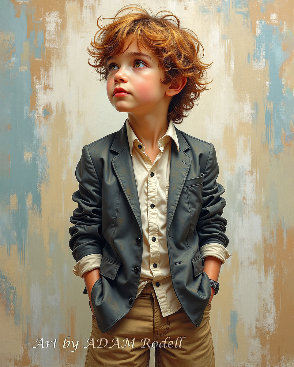 Children. Boys.
. Art by Adam Rodell