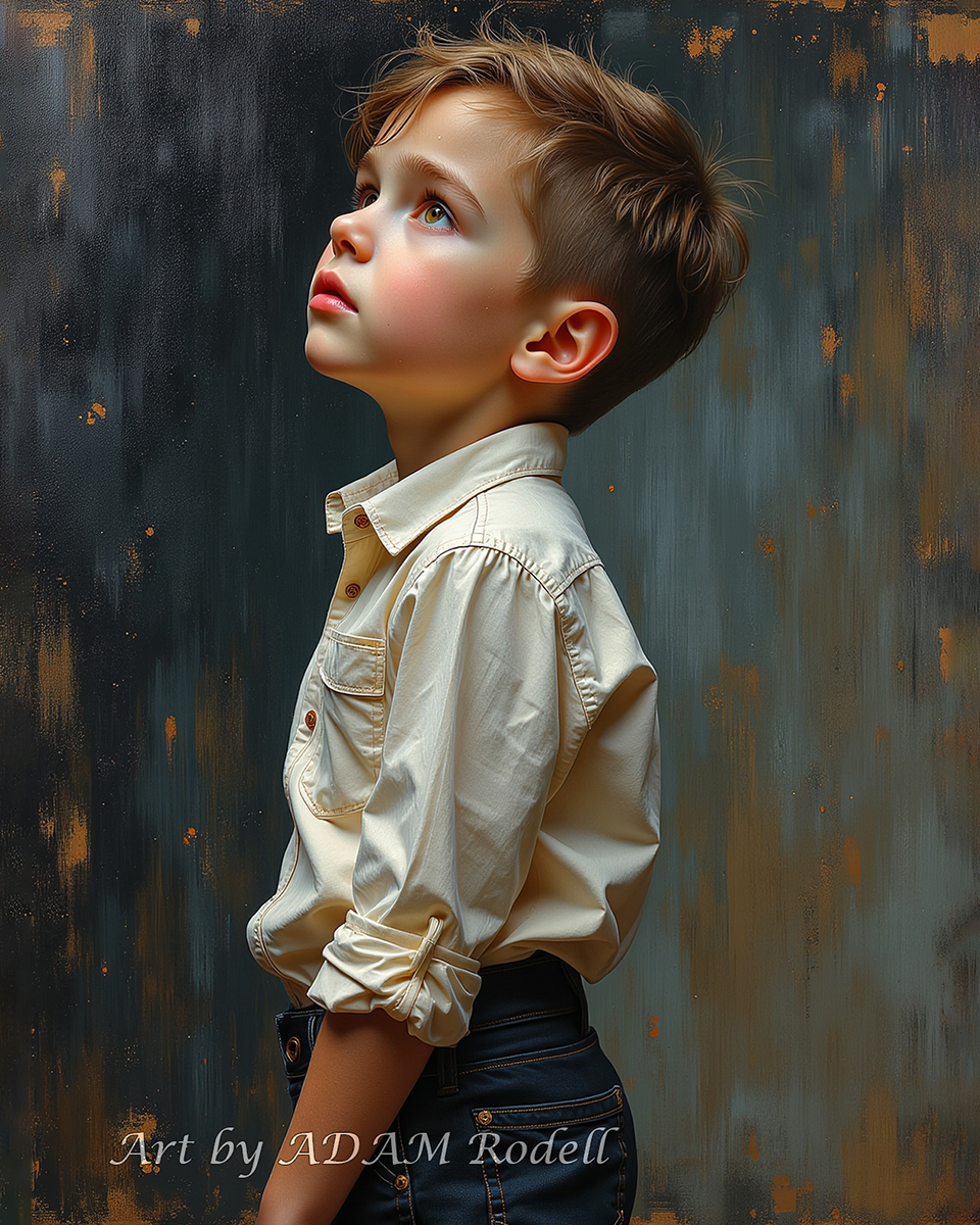 Children. Boys.
. Art by Adam Rodell