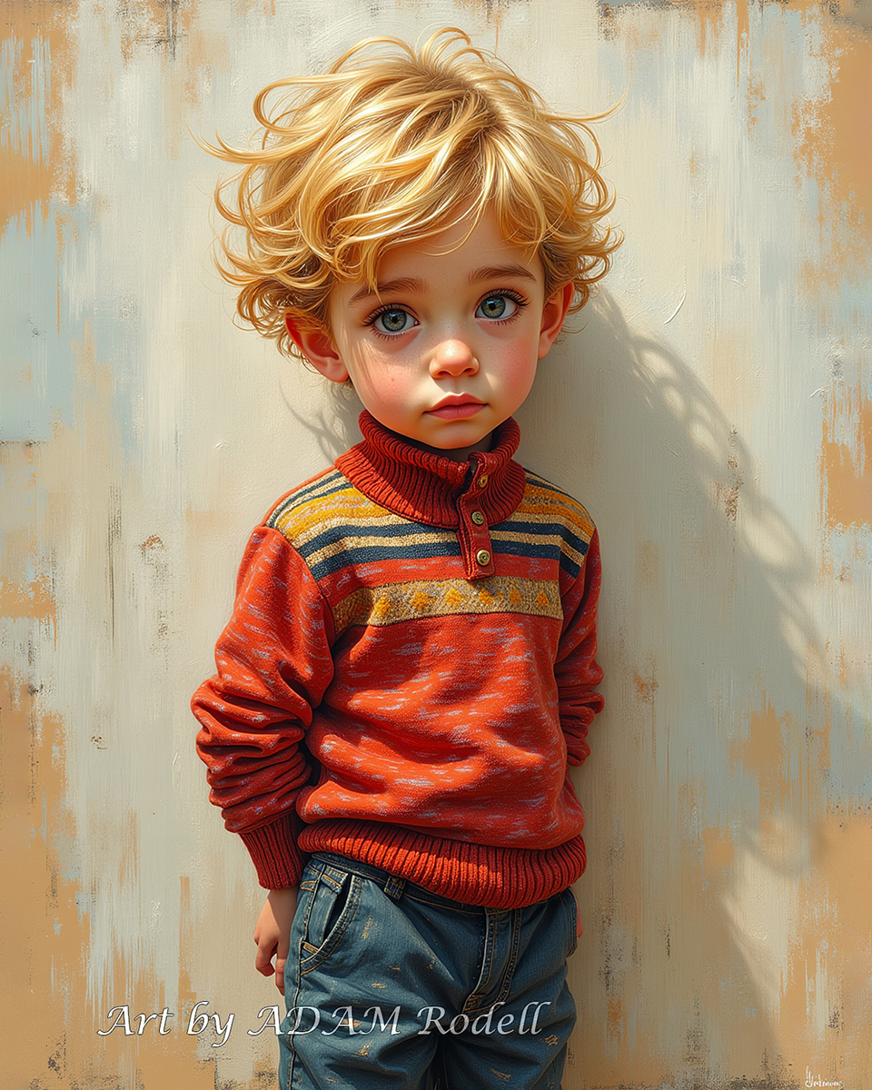 Children. Boys.
. Art by Adam Rodell