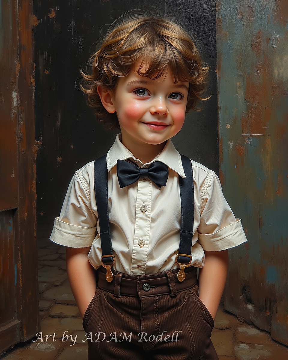 Children. Boys.
. Art by Adam Rodell