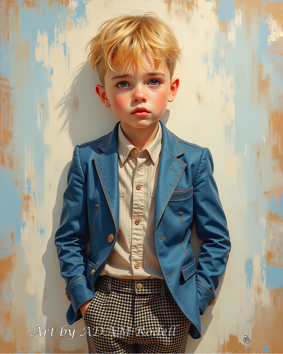 Children. Boys.
. Art by Adam Rodell